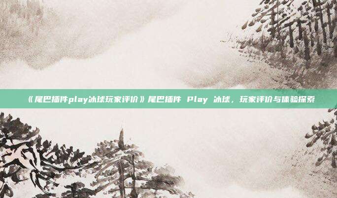 《尾巴插件play冰球玩家评价》尾巴插件 Play 冰球，玩家评价与体验探索