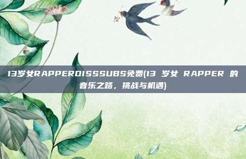 13岁女RAPPERDISSSUBS免费(13 岁女 RAPPER 的音乐之路，挑战与机遇)