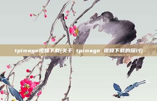 tpimage视频下载(关于 tpimage 视频下载的探讨)