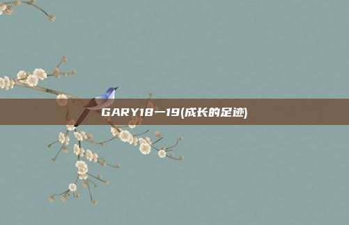 GARY18一19(成长的足迹)